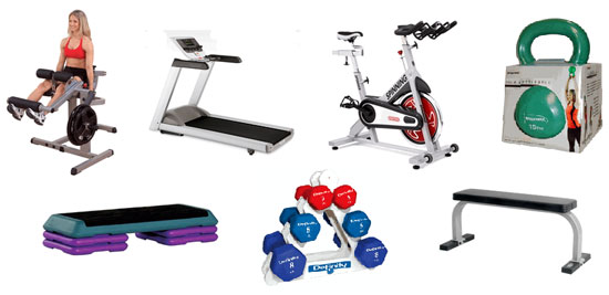 in store exercise equipment